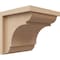 Ekena Millwork 6"W x 6"D x 6"H Wide Bryant Rough Cedar Woodgrain TimberThane Corbel, Primed Tan CORUR06X06X06BRYRCPR - alternate 1